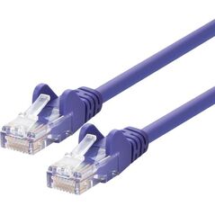 LOGON TCU55U0025P καλώδιο δικτύου Μωβ 2,5 m Cat5e U/UTP (UTP)