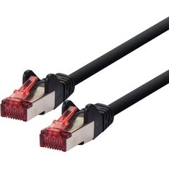 LOGON TCR66SS150BL καλώδιο δικτύου Μαύρο 15 m Cat6 SF/UTP (S-FTP)