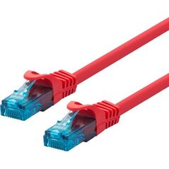 LOGON TCU55U0025R καλώδιο δικτύου Κόκκινο 0,25 m Cat5e U/UTP (UTP)