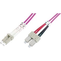 LOGON AL5LCSC03I/4I καλώδιο InfiniBand / οπτική ίνα 3 m 2x LC 2x SC Ροζ