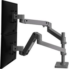 ERGOTRON LX PRO ΒΡΑΧΙΟΝΑΣ ΔΙΠΛΗΣ ΟΘΟΝΗΣ ΣΤΟΙΒΑΞΗΣ σκούρο γκρι