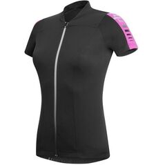 RH+ Koszulka damska Spirit Jersey czarna różowa r. L (ECD0256)
