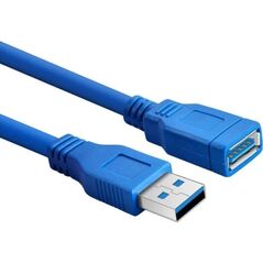 RoGer USB-A Extension Cable 5Gbps / 3m / blue