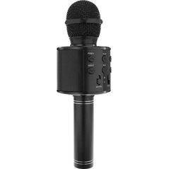 RoGer Bluetooth Microphone Karaoke With Build In Speaker / 2x 5W / Aux / USB / MicroSD / Black
