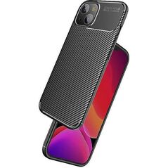 Mocco Trust Armored Shockproof Carbon Case for Apple iPhone 13 Pro Black