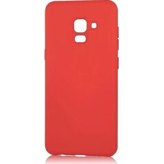 Mocco Liquid Silicone Soft Back Case for Samsung Galaxy A41 Red