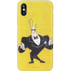 Cartoon Network Johnny Bravo Silicone Case for Apple iPhone XR Smoking