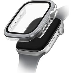 Case UNIQ Voute for Apple Watch Series 10 42mm tempered glass silver