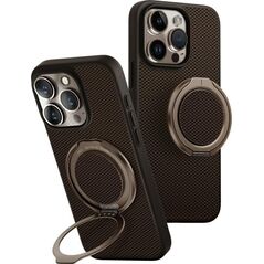 Case UNIQ Keva Air for iPhone 16 Pro Magclick Charging GripFit brown