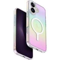 Case UNIQ Iridescia for iPhone 16 Plus Magclick Charging holographic