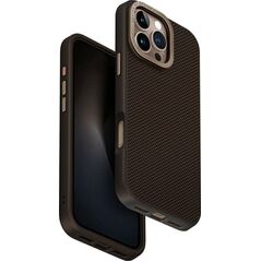 Etui UNIQ Keva Max do iPhone 16 Pro Max  Magclick Charging Camera Stand brązowy