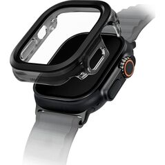 Etui UNIQ Voute do Apple Watch Ultra     49mm szkło hartowane czarny