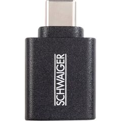 Schwaiger CAU310 533 zmieniacz płci / kabli USB Type-C USB Typu-A Czarny