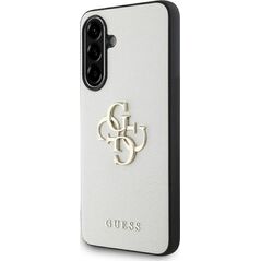 Etui Guess Grained Big 4G Logo Small     Classic Logo do Samsung Galaxy A56 beżowy