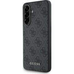 Case Guess 4G Metal Gold Logo for Samsung Galaxy A56 black