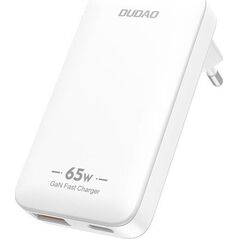 Ładowarka sieciowa GaN Dudao A65Q 65W USB-A / USB-C PD ultracienka - biała
