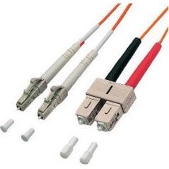 LogiLink 5m, 50/125, LC - SC, Om3 kabel InfiniBand / światłowodowy Pomarańczowy