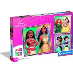 CLE παζλ 3x48 SuperKolor Princess 25064