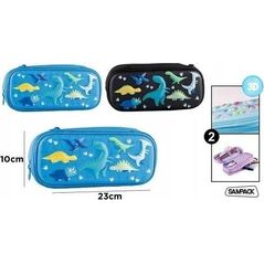 Piórnik Teka Piórnik z aplikacjami 3D Dinosaur MIX