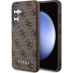 Guess Guess GUOHCSA55G4GFBR A55 A556 brązowy/brwon hardcase 4G Metal Gold Logo