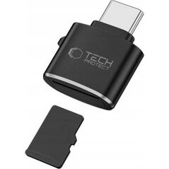TECH-PROTECT ULTRABOOST TYPE-C TO CARD READER MICRO SD/TF BLACK