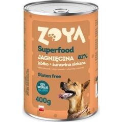 ZOYA Jagnięcina - Superfood - Karma mokra dla psów - 400g