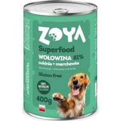 ZOYA Wołowina - Superfood - Karma mokra dla psów - 400g