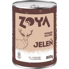 ZOYA Jeleń  puszka - Karma mokra dla psów - 800g