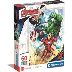 Clementoni CLE puzzle 60 SuperKolor Marvel Avengers 26193