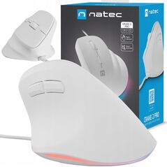 ΚΑΘΕΤΟ ΠΟΝΤΙΚΙ Natec CRAKE 2 PRO 12800DPI ΛΕΥΚΟ ΠΡΟΓΡΑΜΜΑΤΙΖΟΜΕΝΟ ΟΠΤΙΚΟ