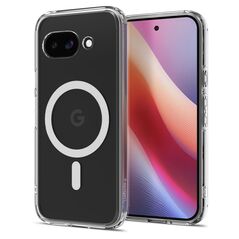 Θήκη SPIGEN ULTRA HYBRID MAG συμβατή με MagSafe για GOOGLE PIXEL 9A clear/white