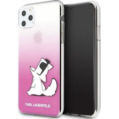 Karl Lagerfeld Karl Lagerfeld KLHCN65CFNRCPI iPhone 11 Pro Max hardcase różowy/pink Choupette Fun