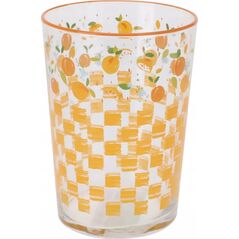 Μεγάλο ποτήρι με φρουτώδες σχέδιο, 510 ml