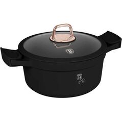 GARNEK TYTANOWY 24cm BERLINGER HAUS BH-1457 BLACK ROSE