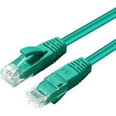 MicroConnect CAT6A UTP 0.3m Green LSZH