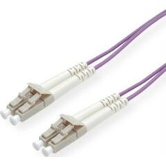 Roline ROLINE LWL- Cable 50/125µm OM4, LC/LC, violet 1m (21.15.8751)