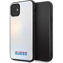 Guess Guess GUHCN61BLD iPhone 11 srebrny /silver hard case Iridescent uniwersalny