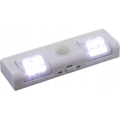 ECpower lampka czujnik ruchu i zmierzchu 8 LED biała uniwersalna (ZD26A)