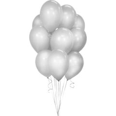 GoDan Balony Beauty & Charm metaliki srebrne 12 10 szt. Godan