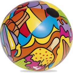 Bestway Bestway kolorowa dmuchana piłka plażowa 91cm 31044