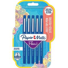 Paper Mate PAPER MATE Faserschreiber Flair 5er M 0.7 mm Blister