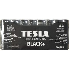 Tesla BATERIA ALKALICZNA TESLA BLACK+ LR06 1.5V 24 SZTUKI