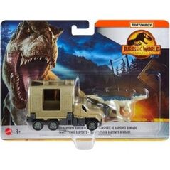 Mattel Matchbox Jurassic World Transporter z Baryonyxem