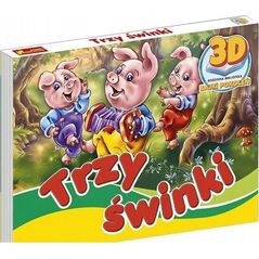 Ranok Książka 3D Trzy świnki bajki z morałem rozkładana