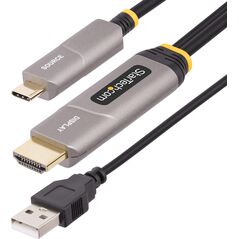 StarTech 146B-USBC-HDMI4K-AOC προσαρμογέας καλωδίου 15,2 m USB Type-C HDMI Τύπου A (Standard) Μαύρο