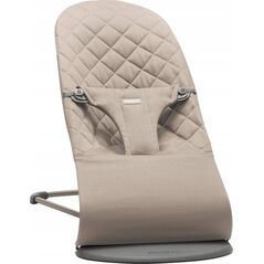 BABYBJORN bouncer BLISS Woven Classic Quilt, sand grey, 006217