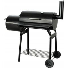 Master Grill & Party MG507 Grill z wędzarnią węglowy 40 cm x 36 cm