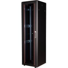 ROLINE Netzwerkschrank Pro 48,26cm 19Zoll 42 HE 600x600 BxT Glast�r schwarz