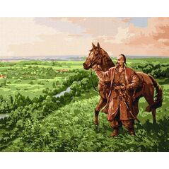 Malowanie po numerach - Kozacki duch 40x50cm
