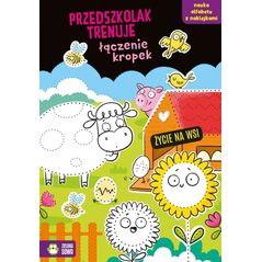Przedszkolak trenuje łączenie kropek. Życie na wsi